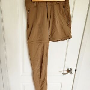 Elegant Tan Women's Capris